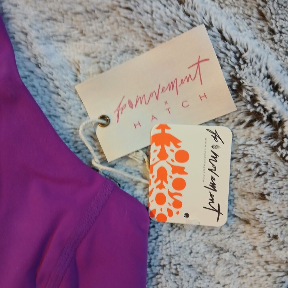 FP Movement X Hatch Never Better Sports Bra SZ S Purple  NWT - Picture 4 of 8